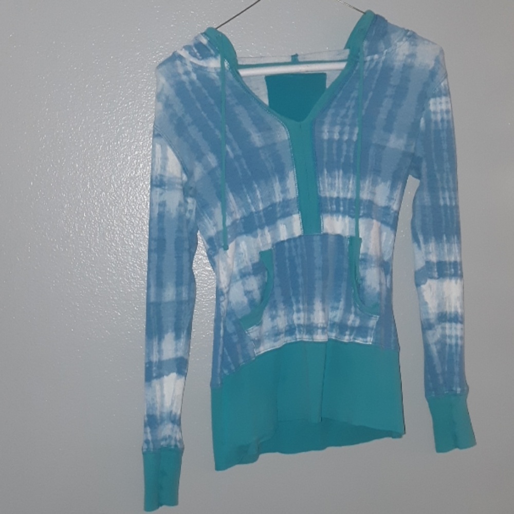 Thin turquoise Hoodie